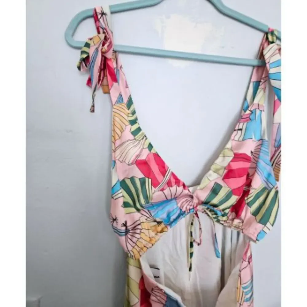 NWT Anthropologie x Lobo Rosa Mariana Cutout Midi Dress | XS - Picture 4 of 5